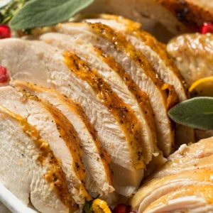Cooked Sliced Bowman Landes Turkey Breast